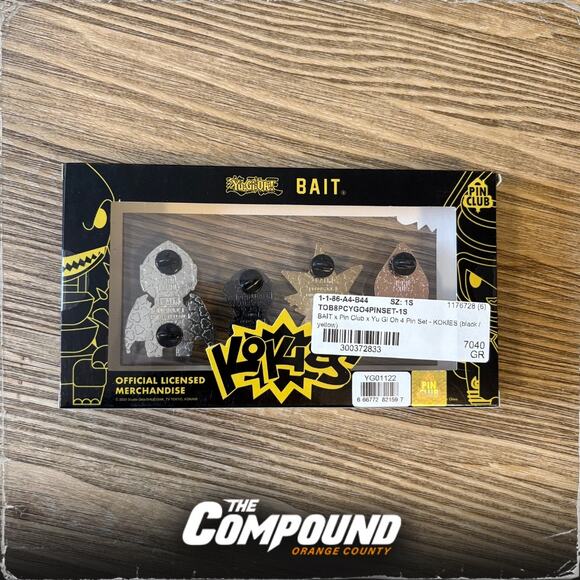 Kokies x Bait - Yu-Gi-Oh! Collection Pin Set - New - Picture 2 of 2
